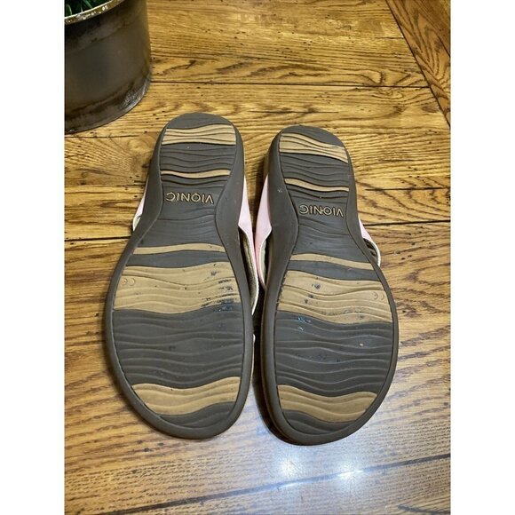 VIONIC Bella II Toe Post Casual Sandals Pink US Size 9.5 - Picture 6 of 6